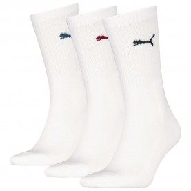 чорапи,мъжки,чорапи,puma,sport,socks,3,pairs,white,colored,logos,(white)