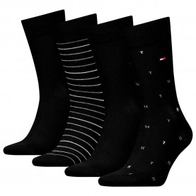 чорапи,мъжки,чорапи,tommy,hilfiger,701235375,socks,4,pairs,black