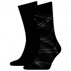 чорапи,мъжки,чорапи,tommy,hilfiger,701236310,socks,2,pairs,black