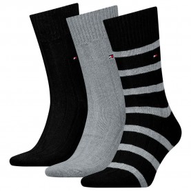 чорапи,мъжки,чорапи,tommy,hilfiger,701235377,socks,3,pairs,black,(black,grey)