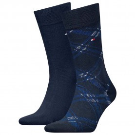 чорапи,мъжки,чорапи,tommy,hilfiger,701236310,socks,2,pairs,navy,(blue)