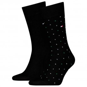 чорапи,мъжки,чорапи,tommy,hilfiger,701236311,socks,2,pairs,black