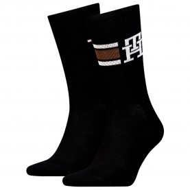 чорапи,мъжки,чорапи,tommy,hilfiger,701236320,crew,socks,2,pairs,black