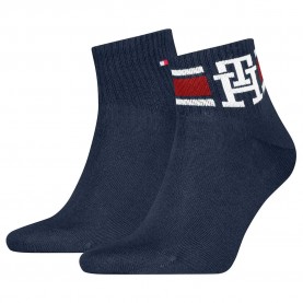 чорапи,мъжки,чорапи,tommy,hilfiger,701236322,socks,2,pairs,navy,(blue)