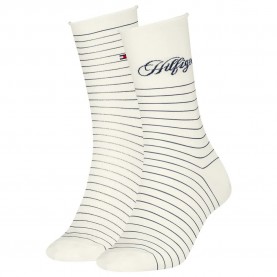 чорапи,дамски,чорапи,tommy,hilfiger,701236455,socks,2,pairs,off,white,(beige)
