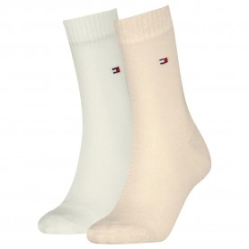 чорапи,дамски,чорапи,tommy,hilfiger,701236460,socks,2,pairs,sand,(beige,white)