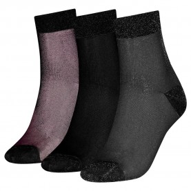 чорапи,дамски,чорапи,tommy,hilfiger,701236463,short,socks,3,pairs,black