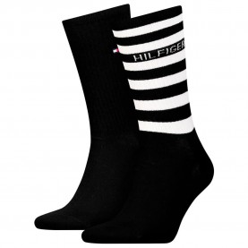 чорапи,мъжки,чорапи,tommy,hilfiger,701236735,crew,socks,2,pairs,black