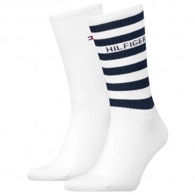 чорапи,мъжки,чорапи,tommy,hilfiger,701236735,crew,socks,2,pairs,white