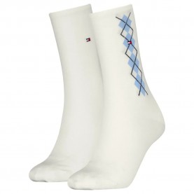 чорапи,дамски,чорапи,tommy,hilfiger,argyle,socks,2,pairs,off,white,(white)