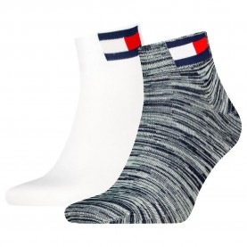 чорапи,мъжки,чорапи,tommy,hilfiger,flag,quarter,short,socks,2,pairs,navy,white,(white,grey)
