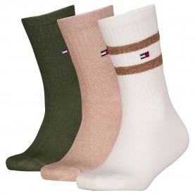 Чорапи Tommy hilfiger 701236330 crew socks 3 pairs - Multicolor (Camel) чорапи,детски,чорапи,tommy,hilfiger,701236330,crew,socks,3,pairs,multicolor,(camel)