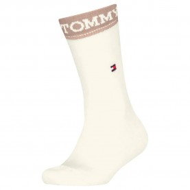 чорапи,детски,чорапи,tommy,hilfiger,701236328,crew,socks,off,white,(beige)