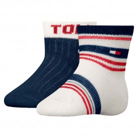 чорапи,детски,чорапи,tommy,hilfiger,701236336,short,socks,2,pairs,tommy,original,(white,blue)