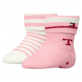 чорапи,детски,чорапи,tommy,hilfiger,701236337,short,socks,2,pairs,pink