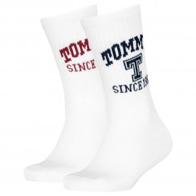 чорапи,детски,чорапи,tommy,hilfiger,701236411,crew,socks,2,pairs,tommy,original,(white)