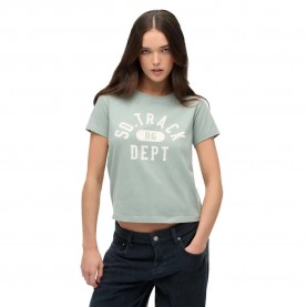 тениска,дамски,тениски,superdry,athletic,graphic,fitted,short,sleeve,t,shirt,light,jade,green,(green)
