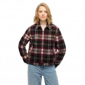 Яке Superdry Checked Ranch Quilted jacket - Black (Desert Bone Off White Check) яке,дамски,якета,и,палта,superdry,checked,ranch,quilted,jacket,black,(desert,bone,off,white,check)