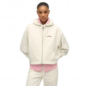 блуза,дамски,блузи,superdry,essential,logo,osz,raglan,full,zip,sweatshirt,beige,(desert,bone,off,white)