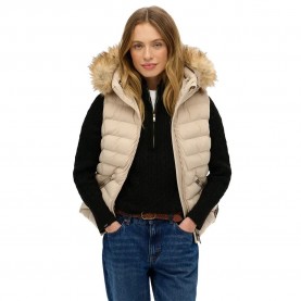потник,дамски,жилетки,superdry,fuji,faux,fur,vest,beige,(chateau,grey)