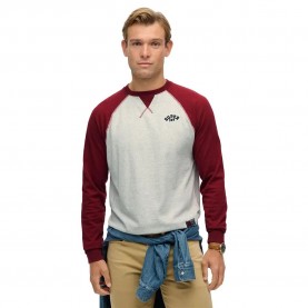 Тениска Superdry Vintage Athletic Baseball long sleeve T-shirt - Red / Grey (Grey Grindle / Rich Burgundy) тениска,мъжки,тениски,superdry,vintage,athletic,baseball,long,sleeve,t,shirt,red,grey,(grey,grindle,rich,burgundy)