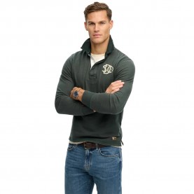 Superdry Vintage Athletic Rugby long sleeve polo - Green (Eagle Green) мъжки,блузи,с,яка,superdry,vintage,athletic,rugby,long,sleeve,polo,green,(eagle,green)