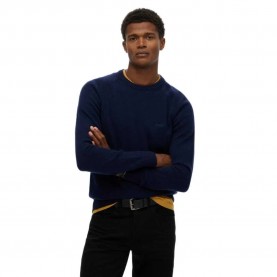 Блуза Superdry Wool Blend sweater - Blue (Mariner Blue Marl) блуза,мъжки,пуловери,superdry,wool,blend,sweater,blue,(mariner,blue,marl)