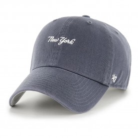 Шапка 47 MLB New York Yankees Base Runner Script Clean Up cap - Vintage Navy шапка,всички,шапки,47,mlb,new,york,yankees,base,runner,script,clean,up,cap,vintage,navy