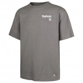 Тениска 47 MLB New York Yankees Lateral Foundation short sleeve T-shirt - Wolf Grey тениска,мъжки,тениски,47,mlb,new,york,yankees,lateral,foundation,short,sleeve,t,shirt,wolf,grey