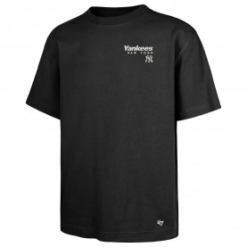 Тениска 47 MLB New York Yankees Lateral Foundation short sleeve T-shirt - Black тениска,мъжки,тениски,47,mlb,new,york,yankees,lateral,foundation,short,sleeve,t,shirt,black
