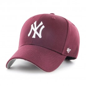 Юношеска шапка 47 MLB New York Yankees Raised Basic MVP junior cap - Dark Maroon юношеска,шапка,всички,шапки,47,mlb,new,york,yankees,raised,basic,mvp,junior,cap,dark,maroon