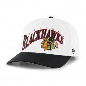 Шапка 47 NHL Wave Chicago Blackhawks Hitch cap - White (White) шапка,всички,шапки,47,nhl,wave,chicago,blackhawks,hitch,cap,white,(white)