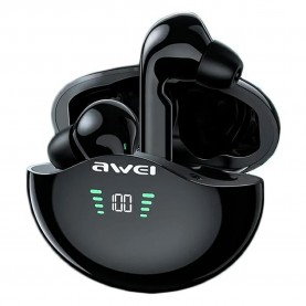слушалки,слушалки,awei,5.3,t12p,wireless,earphones,black