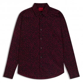 мъжки,ризи,hugo,ermo,shirt,dark,red