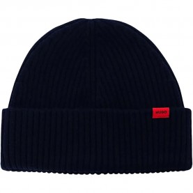 Шапка HUGO Xola 10263714 RED beanie - Blue (Navy) шапка,всички,шапки,hugo,xola,10263714,red,beanie,blue,(navy)