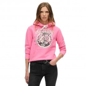 Суичър Superdry Archive Graphic hoodie - Pink (Marne Pink) суичър,дамски,блузи,superdry,archive,graphic,hoodie,pink,(marne,pink)