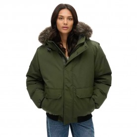 яке,дамски,якета,и,палта,superdry,everest,faux,fur,bomber,jacket,army,green,(green)