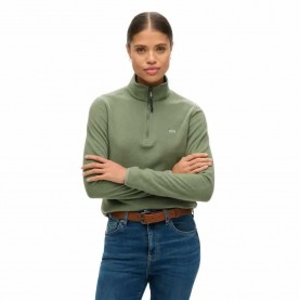 поларена,блуза,дамски,блузи,superdry,polar,fleece,half,zip,sweatshirt,laurel,khaki,(green)
