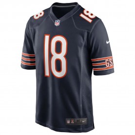 футболна,фланелка,мъжки,тениски,дамски,тениски,nike,chicago,bears,game,home,short,sleeve,t,shirt,blue,(marine)