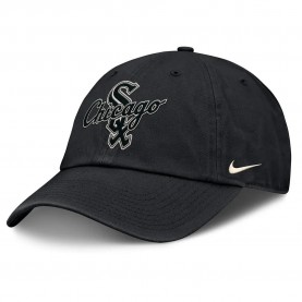Шапка Nike MLB Chicago White Sox Statement Club Unstructured cap - Black (Black 00A) шапка,всички,шапки,nike,mlb,chicago,white,sox,statement,club,unstructured,cap,black,(black,00a)