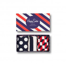 чорапи,мъжки,чорапи,happy,socks,3,gift,set,classics,socks,long,socks,multicolor