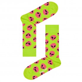 чорапи,мъжки,чорапи,happy,socks,alien,socks,long,socks,multicolor,(yellow)