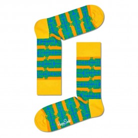 чорапи,мъжки,чорапи,happy,socks,andy,stripes,long,socks,multicolor,(green)