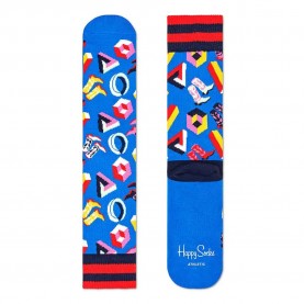 чорапи,мъжки,чорапи,happy,socks,athletic,3d,long,socks,multicolor,(blue)