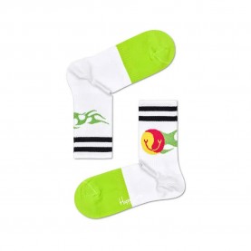 чорапи,мъжки,чорапи,happy,socks,athletic,flame,3,4,long,socks,multicolor,(white)