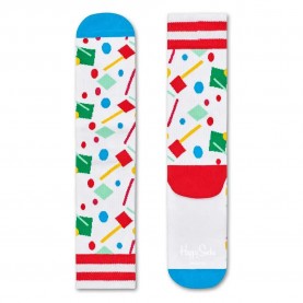 чорапи,мъжки,чорапи,happy,socks,athletic,fun,confetti,long,socks,multicolor,(white)