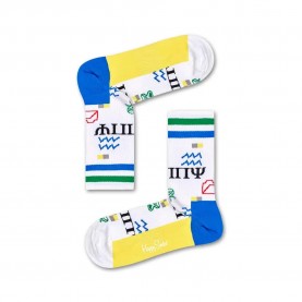 чорапи,мъжки,чорапи,happy,socks,athletic,wingdings,mid,high,long,socks,multicolor,(white)