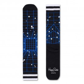 чорапи,мъжки,чорапи,happy,socks,athletic,grid,long,socks,multicolor,(black)