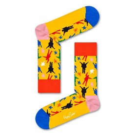 чорапи,мъжки,чорапи,happy,socks,beatles,helping,hands,long,socks,multicolor,(yellow)