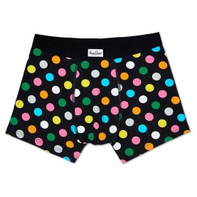 чорапи,мъжко,бельо,happy,socks,big,black,dot,boxers,black,multicolor,(black)